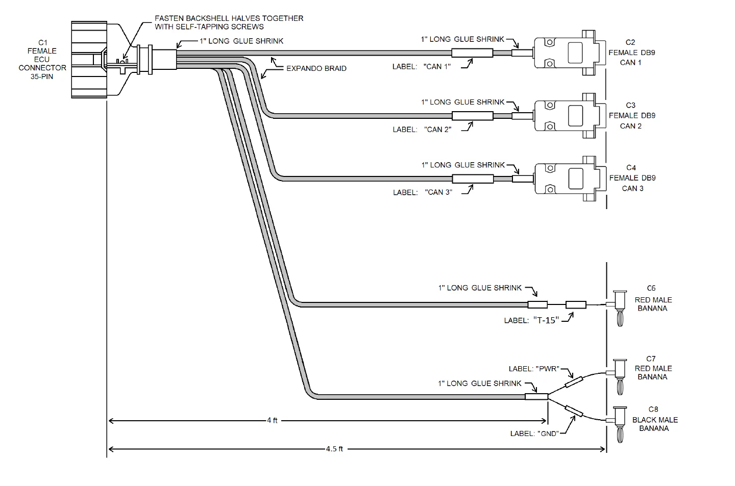 Harness drawing